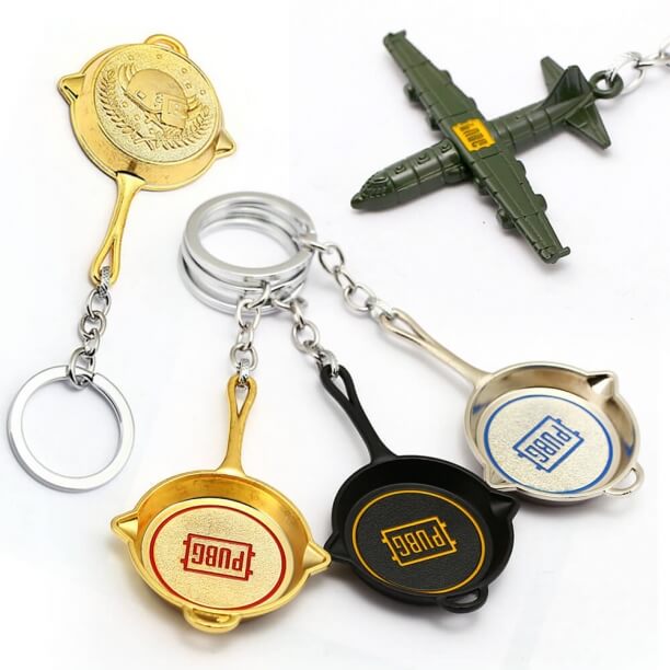 Playerunknown'S Battlegrounds skin olive branch pan airdrop plane model Keychains