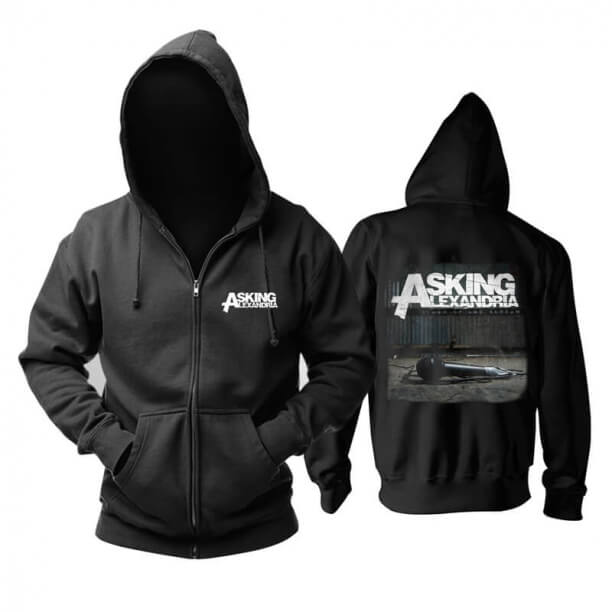 Kvalitní mikiny s kapucí Alexandria s kapucí Uk Hard Rock Metal Music Hoodie