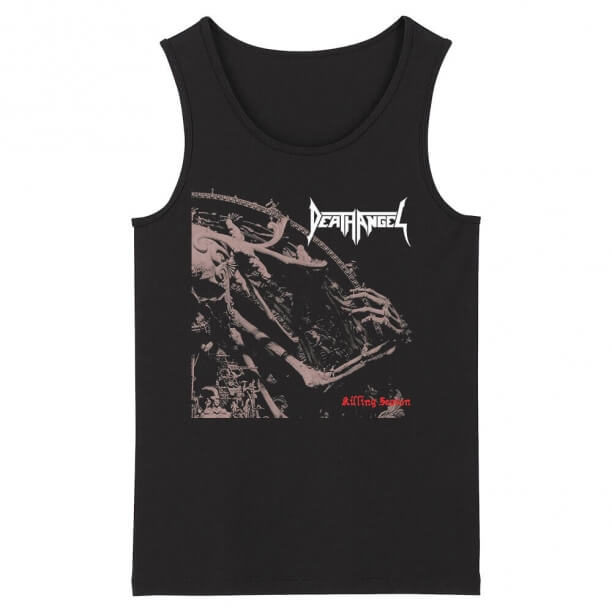 Anjo da morte da qualidade sem mangas t-shirts Nós regatas de metal