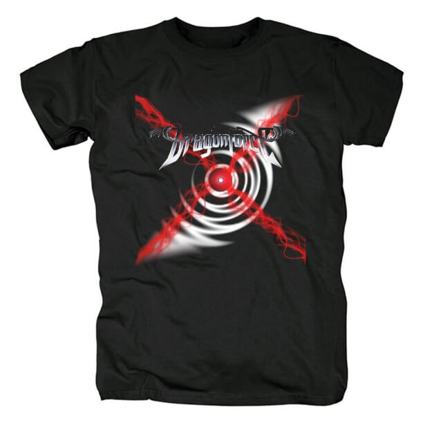 Kvalitet metal tees Dragonforce T-shirt