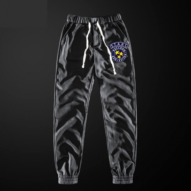 Kualitas Resident Evil Sweatpants Mens Grey Sweatpants