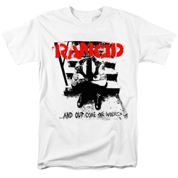 Rancid And Out Come The Wolves Tee Shirts Rock Camiseta