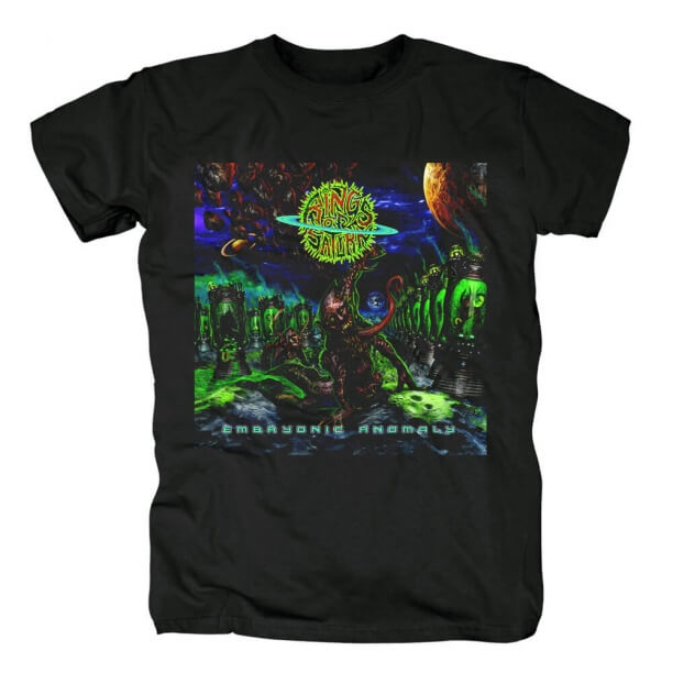 土星のリング胎児異常TシャツメタルTシャツ