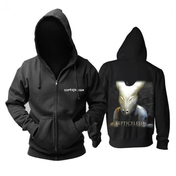 Septic Flesh Hoodie Greece Hard Rock Metal Rock Band Sudaderas