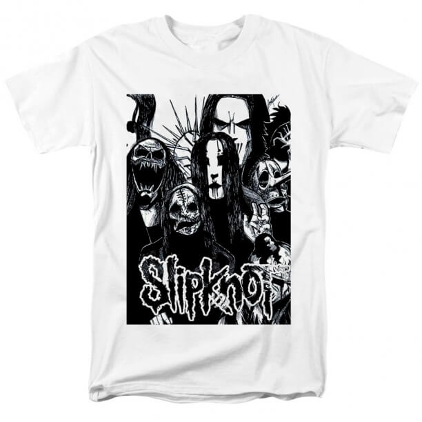 Camiseta de metal Slipknot Band Tees Us
