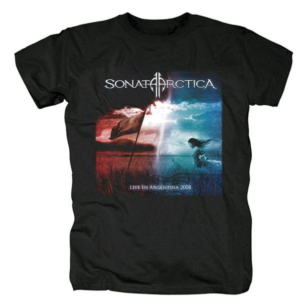 Sonata Arctica Tシャツフィンランドハードロックシャツ - Merch Fan