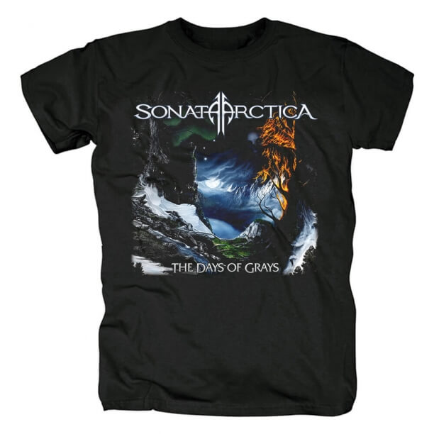 Sonata Arctica Finnland-Metallfelsen-T-Shirt