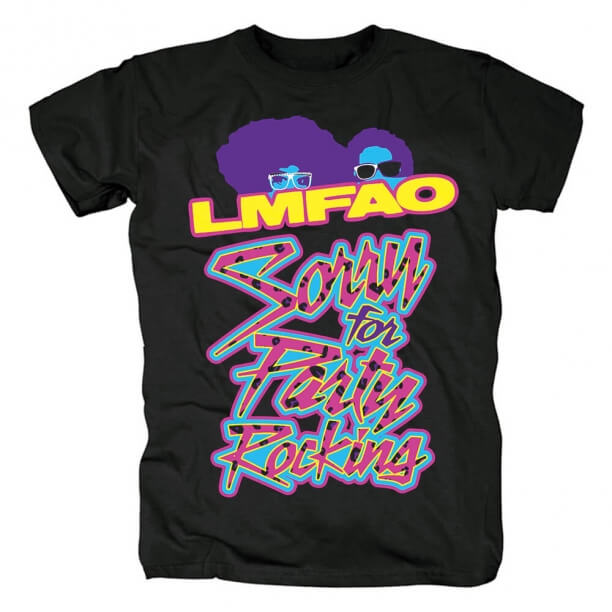 ked af fest LMFAO Hardstyle Grafisk T-shirt