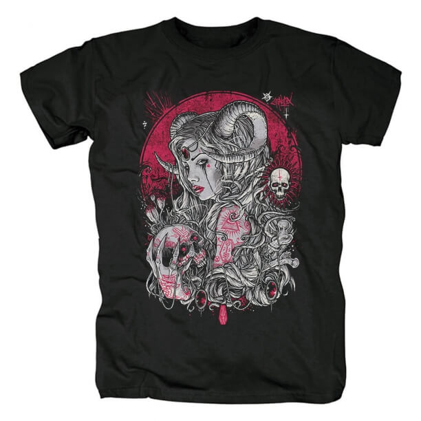 Tシャツハードロックスカルロックグラフィックティー