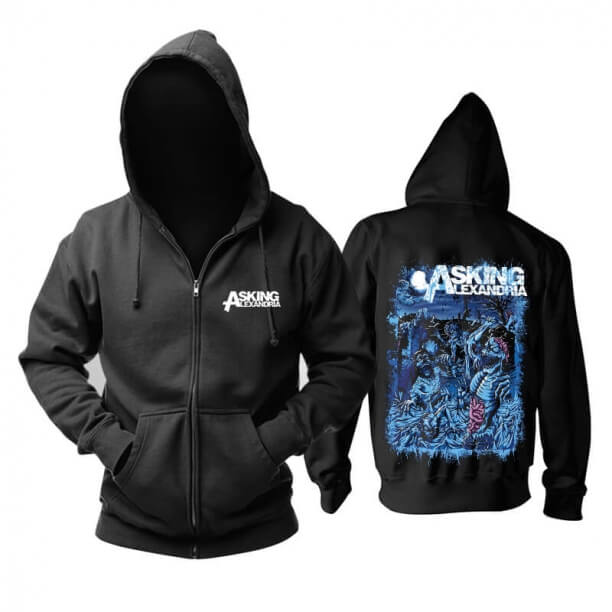 Uk Ask Alexandria Reckless Neúprosná mikina s kapucí Hard Rock Metal Rock Sweat