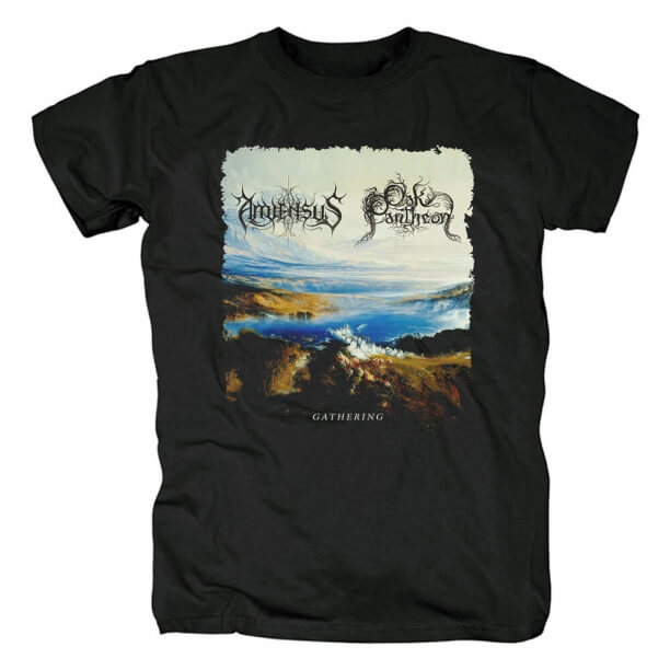 Unikátne tričko Amiensus Gathering T-Shirt Black Metal Tshirts