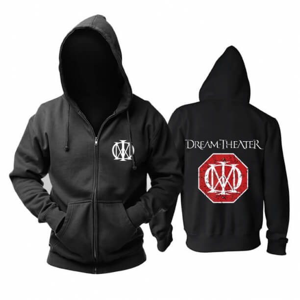 Wyjątkowa bluza z kapturem Dream Theater z metalowymi opaskami