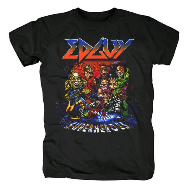 Jedinečné tričko Edguy Band Metal Rock Tshirts