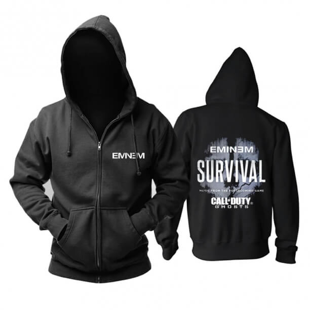 Felpa unica con cappuccio Eminem Survival Music