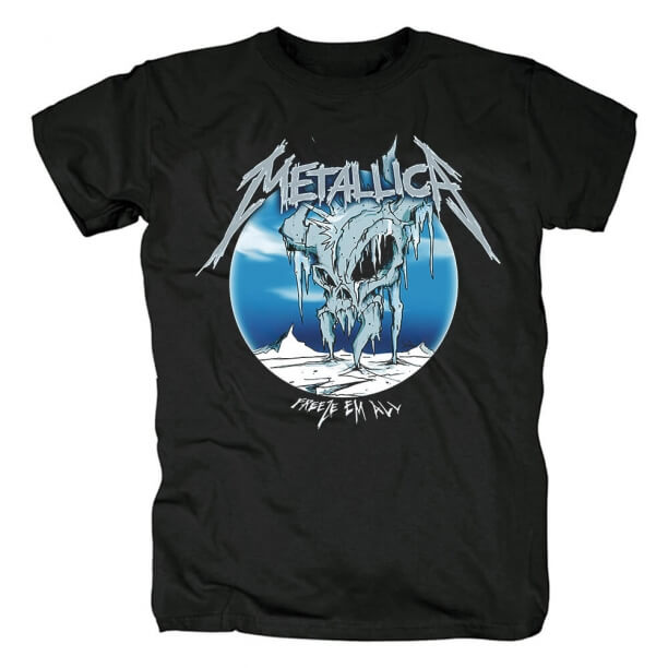 ユニークなメタリカバンドティーシャツ米国金属Tシャツ