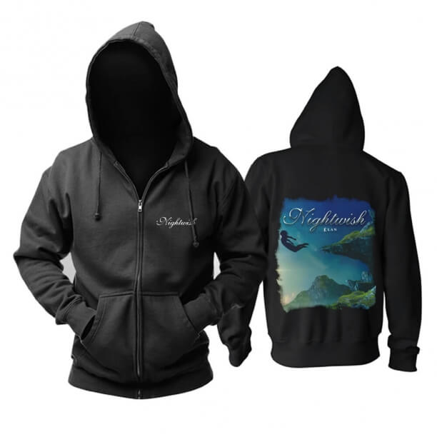 Felpe con cappuccio Nightwish uniche in metallo finto metal band