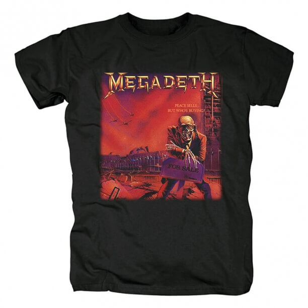 Unique Us Megadeth Peace vend ... mais qui achète des t-shirts en métal