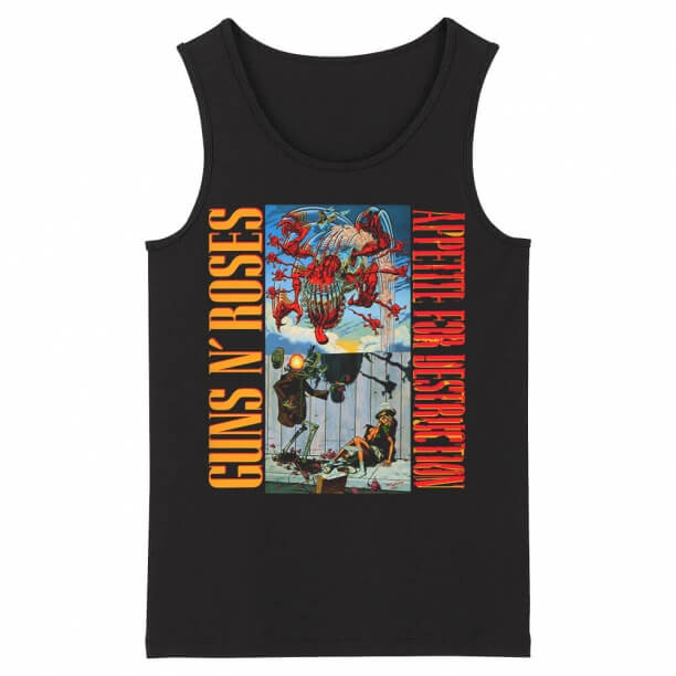Us Hard Rock Sleeveless Tees Guns N' Roses Tank Tops