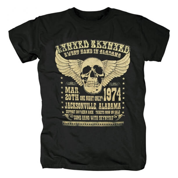 Us Lynyrd Skynyrd 티셔츠 하드 록 컨트리 뮤직 락 셔츠
