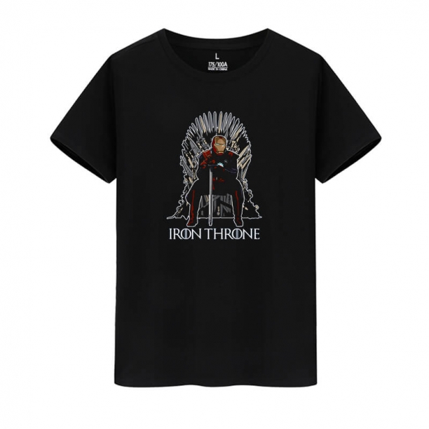 Marvel héroe Iron Hombre Camiseta Vengadores Camisa