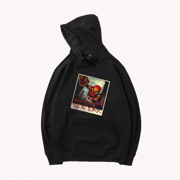 Spiderman Jacka Marvel Kvalitet Hoodie