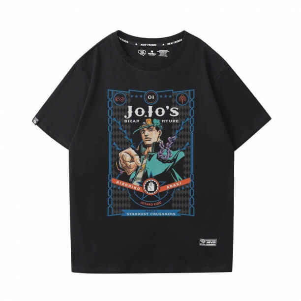 Anime Kujo Jotaro Tshirts JoJos bizarre Abenteuer T-Shirt