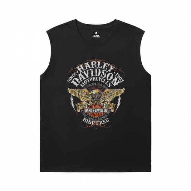 Harley Cheap Mens Sans manches T-shirts personnalisés T-Shirts