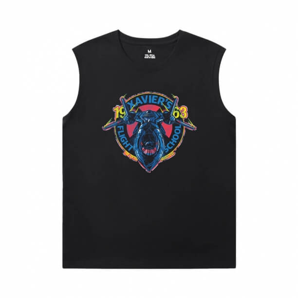 Mørk Phoenix X-Men Tshirts Marvel Wolverine ærmeløs løbe-T-shirt
