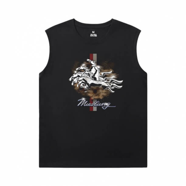 Racing Car Sleeveless Tshirt Untuk Pria XXL Ford Shirt