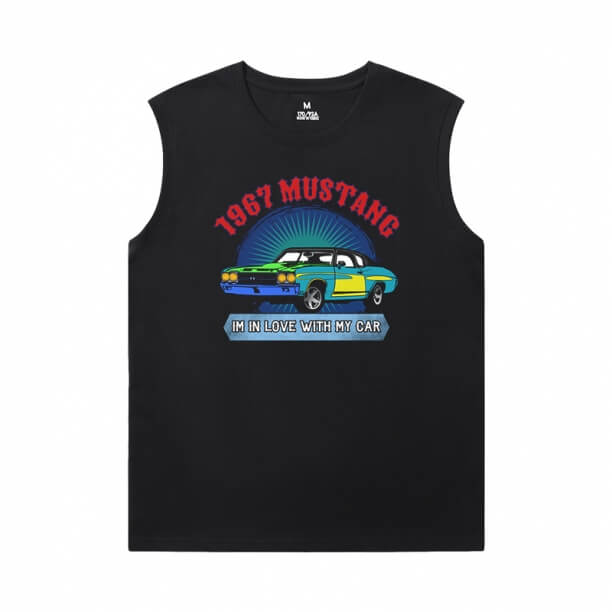 T-shirty samochodowe Spersonalizowane koszulki Ford Cool Bez rękawów