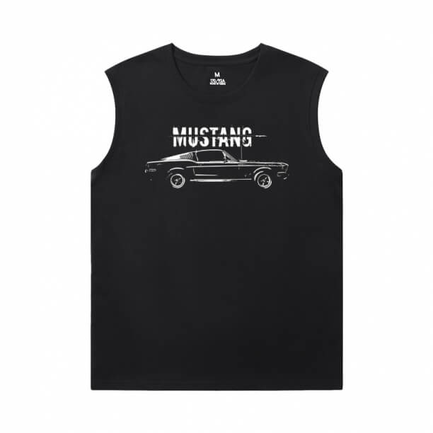 Calitate Ford Tshirts Car Sleeveless Tee Shirts Mens