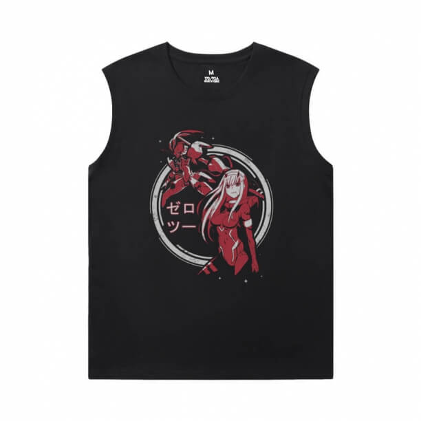 Darling In The Franxx T-Shirt Vintage Anime Cheap Sleeveless T Shirts