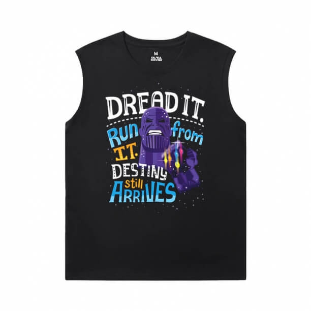 The Avengers Tshirt Marvel Thanos Ærmeløs sideløs skjorte