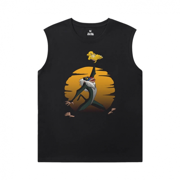 Lejonkungen Tee Shirt Personlig Simba Ärmlös Running T Shirt