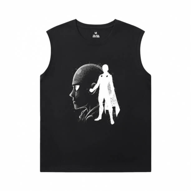 One Punch Man T-Shirts Anime Sleeveless Round Neck T Shirt