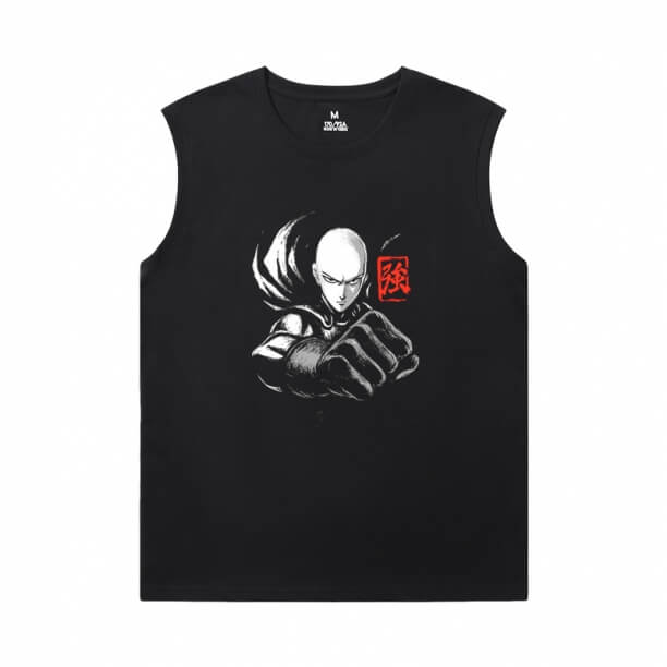 Um punch man tees hot tópico anime oversized sleeveless t shirt