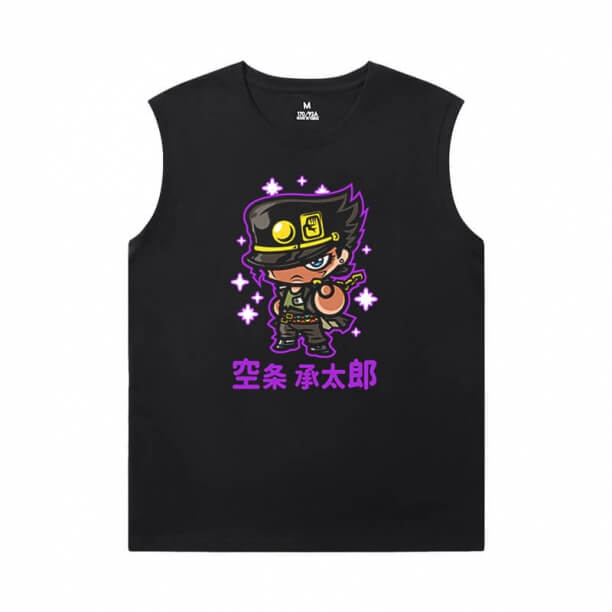 JoJo's Bizarre Adventure T-Shirty Hot Topic Anime Kujo Jotaro Mężczyźni Bez rękawów Tshirt