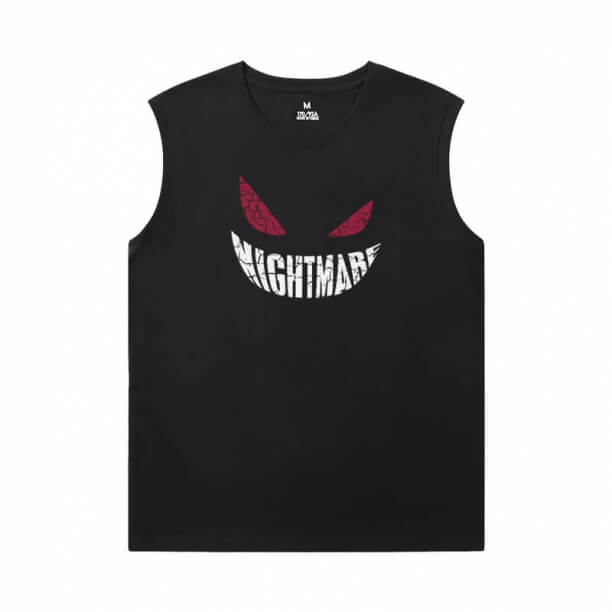 Pokemon Tees Personalised Gengar Womens Crew Neck Sleeveless T Shirts