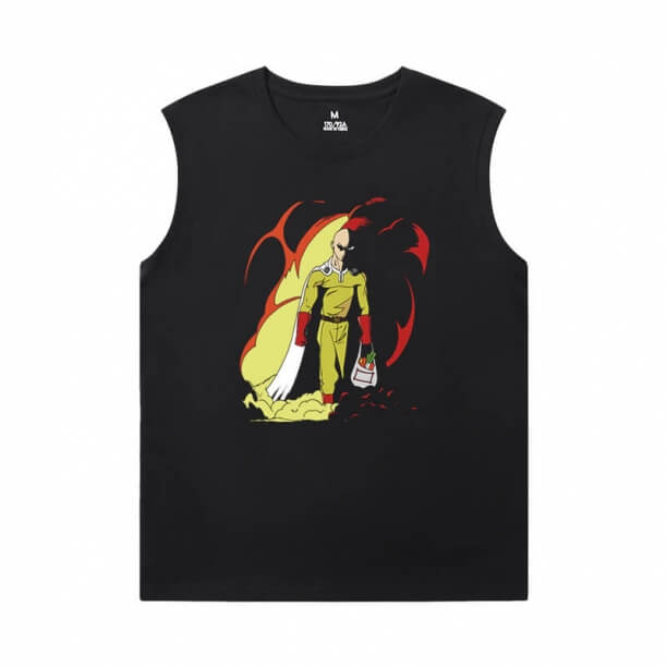 One Punch Man Tees Hot Topic Anime Herre Ærmeløs Tee shirts