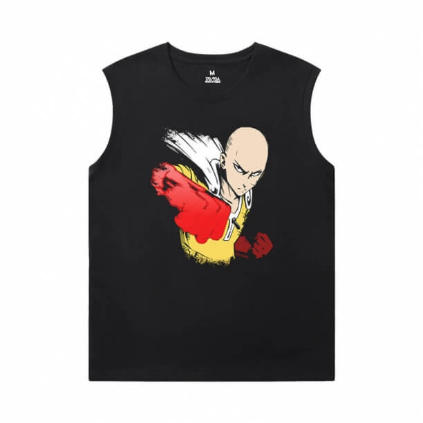 One Punch Man Tees Anime T Shirt Without Sleeves