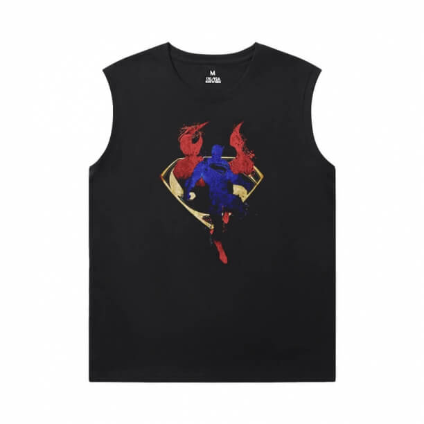 Superman Shirt Justiție Liga Marvel Bărbați fără mâneci Grafic T Shirts