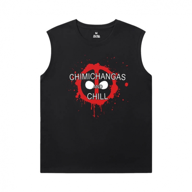 Camasi Marvel Deadpool Negru Sleeveless T Shirt Mens