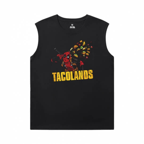 Deadpool T-Shirts Marvel Sleeveless T Shirts For Running