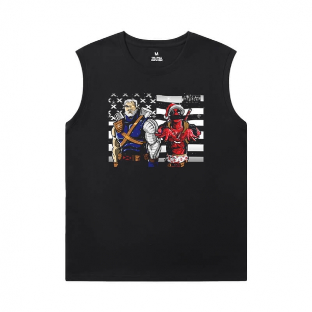 Marvel Deadpool Tee Sleeveless T-shirt Zwart
