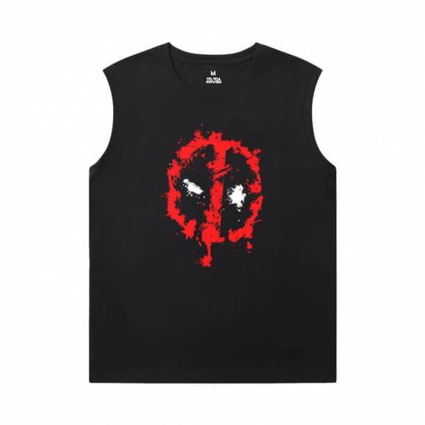 Marvel Deadpool Tee Shirt Sleeveless Running T Shirt