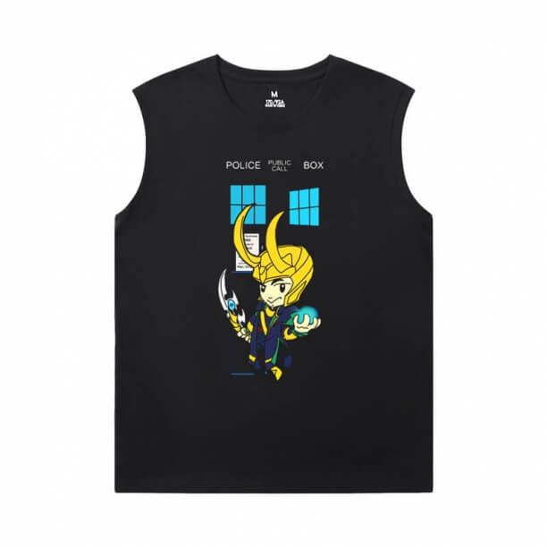 Thor Πουκάμισο Marvel Οι Εκδικητές Αμάνικο T Shirt Μαύρο