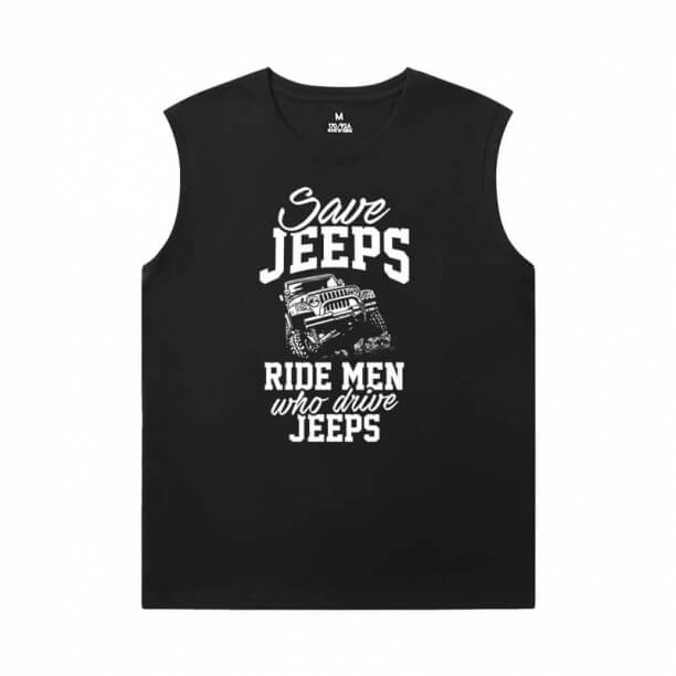 Závodní auto tričko bavlna jeep chlapci bez rukávů tričko