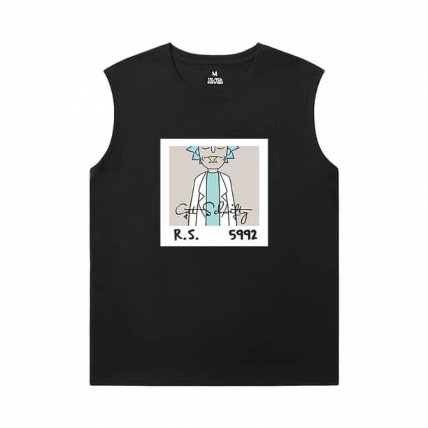 Rick and Morty Mens Sleeveless Tshirt Cool Tee