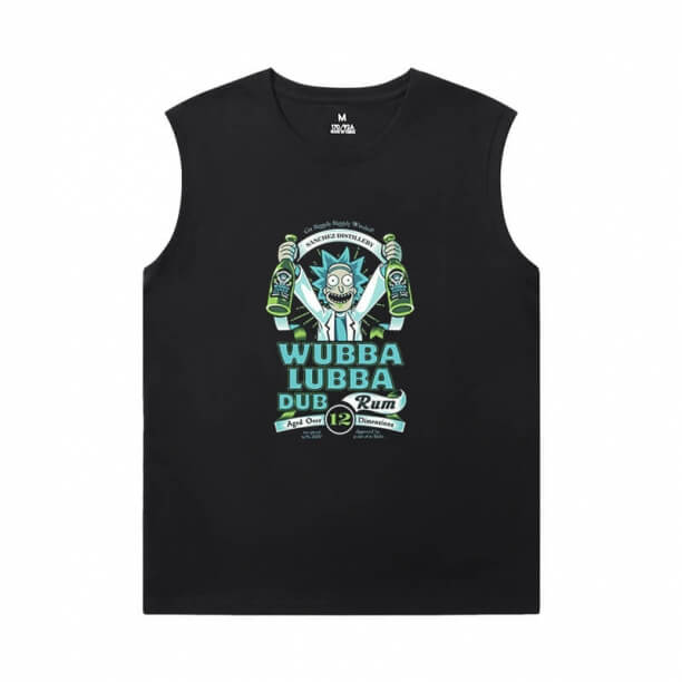 Rick y Morty camiseta para hombre sin mangas Hot Topic Camisa