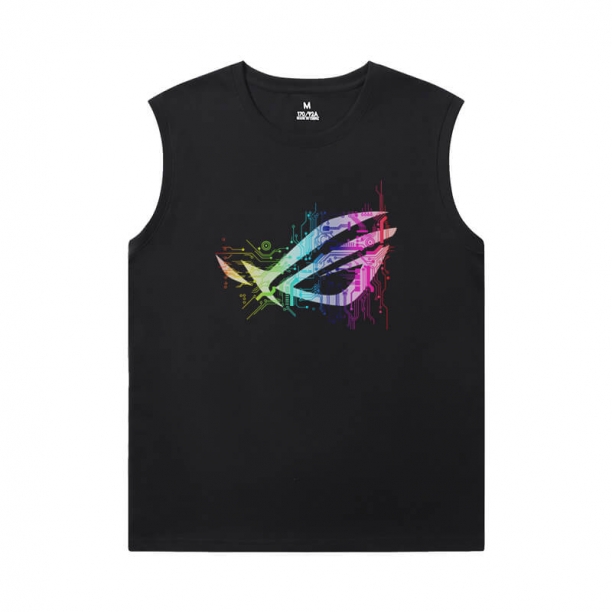 ROG Republic of Gamers Tee Personnalisé Prodigal Eye logo Custom Sleeveless Shirts